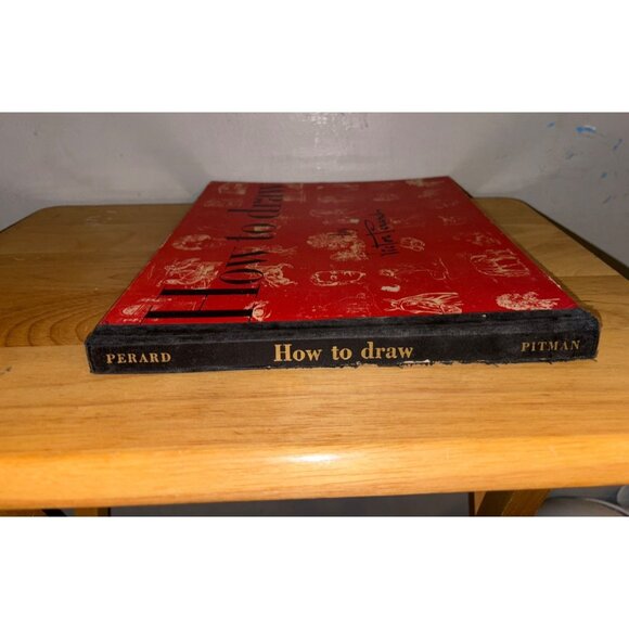 Vintage How To Draw By Victor Perard Hardcover Art Instruction Book Tutorial - Picture 5 of 16